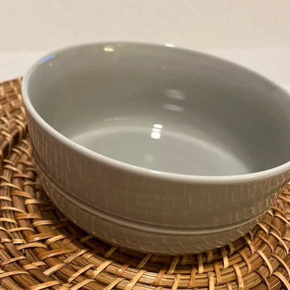 Crate & Barrel Aaron Probyn Light Gray Bowl 6" Cereal Soup - Picture 5 of 9